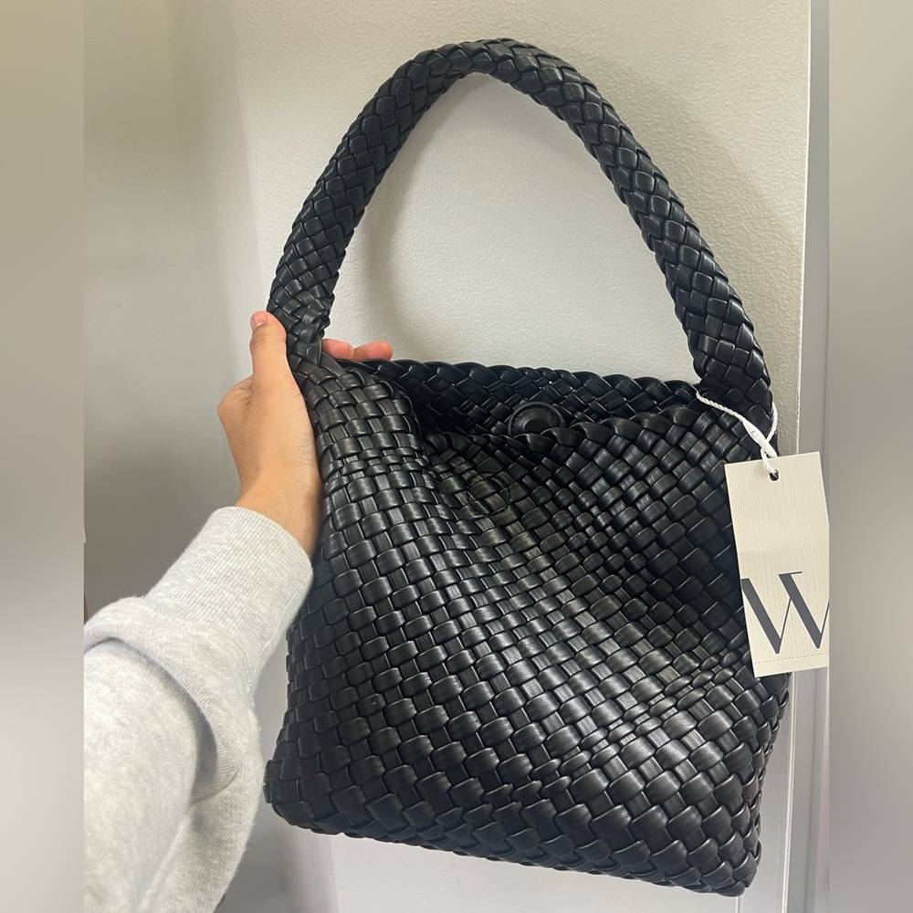 Black Woven shoulder bag / crossbody

BRAND NEW